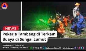 Embedded thumbnail for SEORANG PENAMBANG TIMAH DITERKAM BUAYA DI SUNGAI GEDONG DESA LUMUT